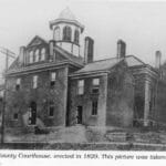 Scott County Courthouse in the 1850's.