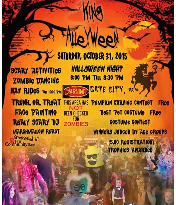 King Alleyween event in Gate City, VA scheduled for Halloween night!