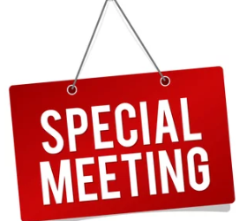 Special Meeting Notice