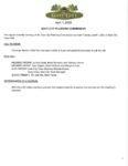 Planning Commission Minutes
