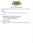 Planning Commission Minutes