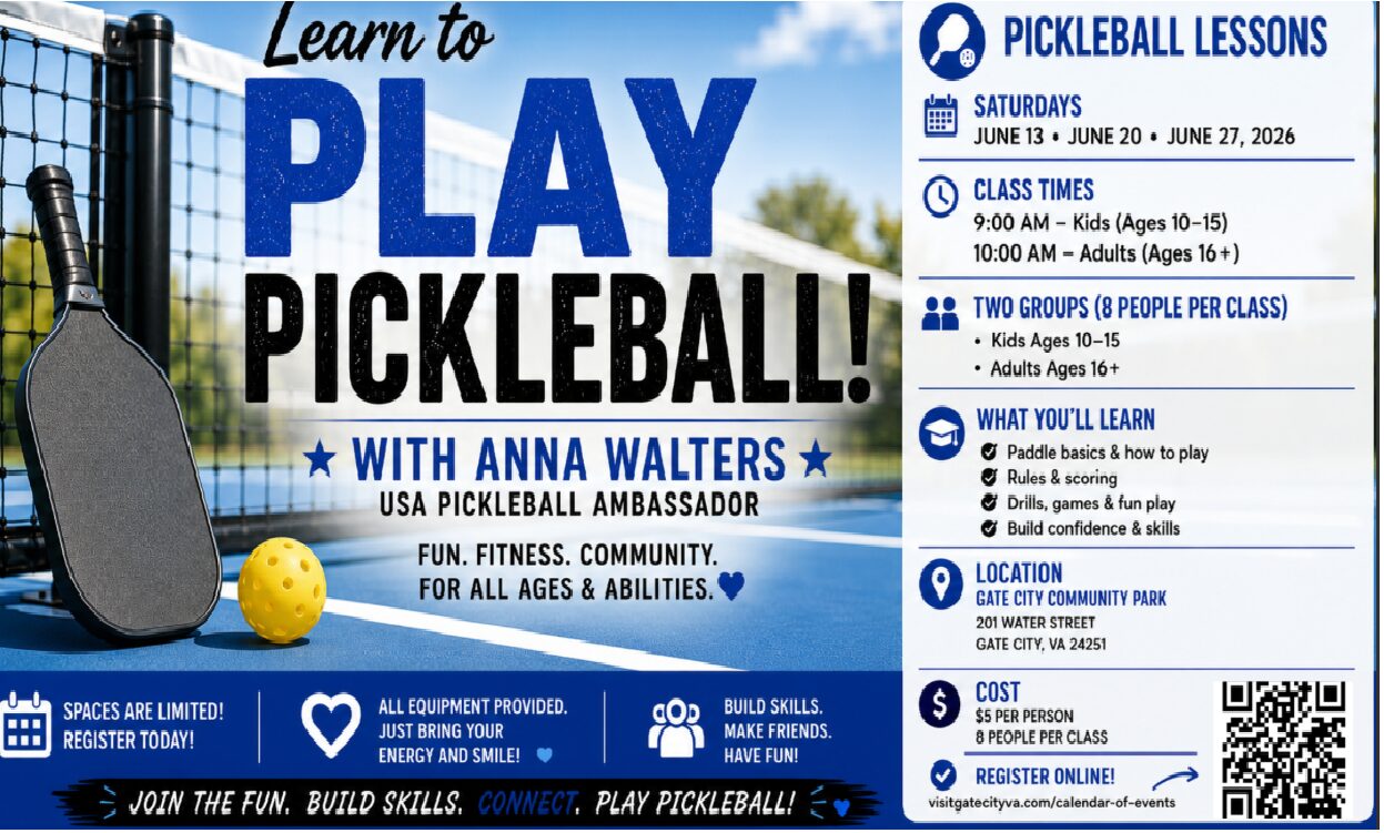 Learn to Play Pickleball with Anna Walters at Gate City Community Park