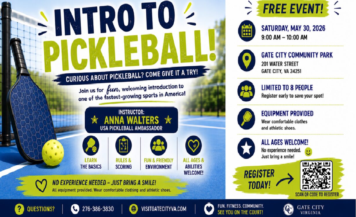 Introduction to Pickleball with Anna Walters at Gate City Community Park